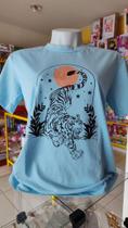 Blusa Kelly Tamanho único estampada cor azul Blusa Kelly Tamanho único estampada cor azul