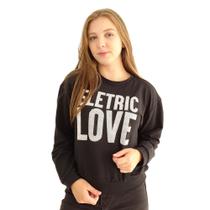 Blusa Kibeleza Moletinho Eletric Love - 2836