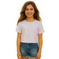 Blusa Kukiê Boxy Over Em Meia Malha Off White Verão