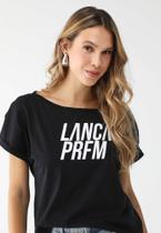 Blusa Lança Perfume Reta Logo Preta Blusa Lança Perfume Reta Logo Preta