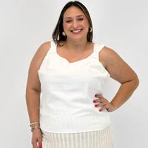 Blusa Lasala Regata Plus Size Feminina