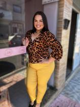 Blusa lastex barra plus size Blusa lastex barra plus size