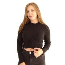 Blusa Lecimar Cotele Gola Redonda - 1703214