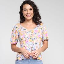 Blusa Lecimar Floral Feminina
