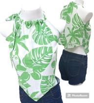 Blusa Lenço Feminina Fia Modas