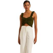 Blusa Leonor Eco Tricot Tamanho M Comprimento Cropped Nanaminze