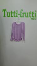 Blusa Lilas de Manga