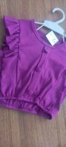 Blusa lilás tamanho 06