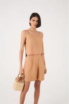 Blusa Linho Dress To Quadradinha Blusa Linho Dress To Quadradinha