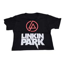 Blusa Linkin Park Cropped Camiseta Baby Look Feminino Sf797 Blusa Linkin Park Cropped Camiseta Baby Look Feminino Sf797