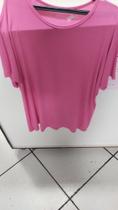 Blusa Lisa Básica Rosa Feminina