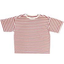 Blusa listrada b+, em malha algodão com poliester vinho r080 m Blusa listrada b+, em malha algodão com poliester vinho r080 m