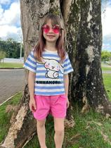Blusa Listrada Cinnamoroll Hello Kitty Momi