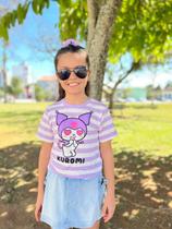Blusa Listrada Kuromi Hello Kitty Momi Blusa Listrada Kuromi Hello Kitty Momi