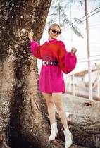 Blusa listras manga bomber