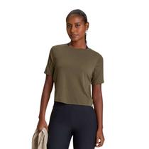 Blusa Live! Cropped Cut Out Link - Feminino - Verde - P Blusa Live! Cropped Cut Out Link - Feminino - Verde - P