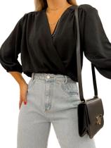 Blusa Liz Manga Longa