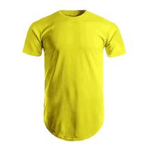 Blusa Longa Básica Camisa Longline Plus Size Fitness Tamanho Grande