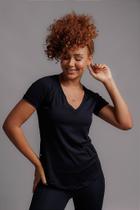 Blusa Longa Dry Preto com Tecnologia UV50+ e Freeze