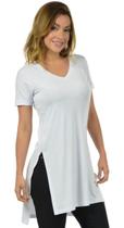 Blusa Longa Longline Visco Tapa Bumbum Academia