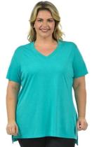 Blusa Longa Mullet Plus Size Feminino