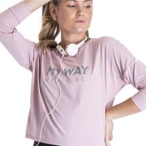 Blusa Longa Onisports Feminina Be Kind Rosa