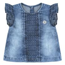 Blusa Look Jeans Bata Jeans - UNICA - M Blusa Look Jeans Bata Jeans - UNICA - M