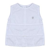 Blusa Look Jeans Regata Branca - BRANCO - M