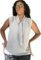 Blusa Lua Elegante Lisa Com Renda Básica