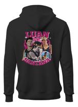 Blusa Luan Santana Preto Com Capuz Moletom Masculino Moda pop Blusa Luan Santana Preto Com Capuz Moletom Masculino Moda pop