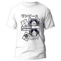 Blusa Luffy Anime One Piece Unissex Camiseta
