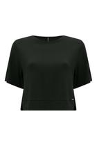 Blusa Lunender Cropped Preto