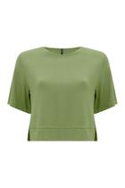 Blusa Lunender Cropped Verde