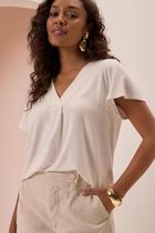 Blusa lunender manga curta c5050