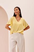 Blusa lunender manga curta c5057