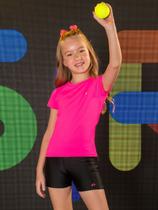 Blusa lycra manga curta maria sports siri kids Blusa lycra manga curta maria sports siri kids