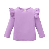 Blusa LysMuch Toddler para meninas roxa de 12 a 18 meses