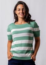 Blusa m/c Pau a Pique Modal Verde