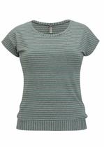 Blusa m/j Pau a Pique Listrada Verde