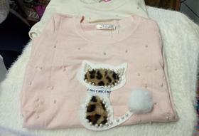 Blusa m/l modal cat det perolas ailiyi g/gg