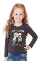 Blusa M. Longa Infantil Estampa Tenis em cotton Nº 4 Ao 10 Blusa M. Longa Infantil Estampa Tenis em cotton Nº 4 Ao 10