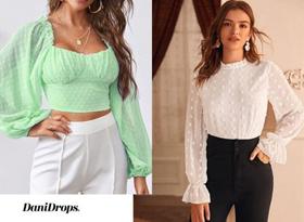 blusa maga longa