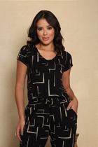 Blusa malha confortável