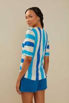 blusa malha estampa listras boats blusa malha estampa listras boats