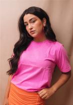 Blusa Malha Estonada Feminina - T-shirt Lisa Estonada Blusa Malha Estonada Feminina - T-shirt Lisa Estonada