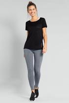 Blusa Malha Poliamida Preto Reativo