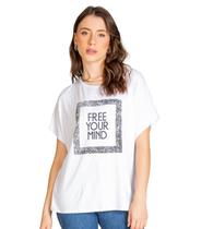 Blusa Malha Visco Premiere Branco Blusa Malha Visco Premiere Branco
