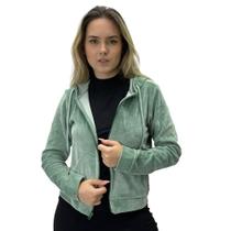 Blusa Malwee em Plush com Zíper Feminina