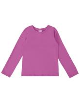 Blusa Malwee Kids Infantil Menina Meia Estação Roxo-Tamanho 10