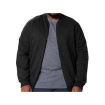 Blusa Malwee Moletom Aberta Masculina Plus 94107 Preto Blusa Malwee Moletom Aberta Masculina Plus 94107 Preto